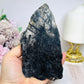 Black Tourmaline in Quartz Slab on Stand 14.5cm