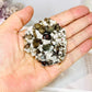 Smokey Quartz & Garnet on Matrix Specimen 6cm On Stand