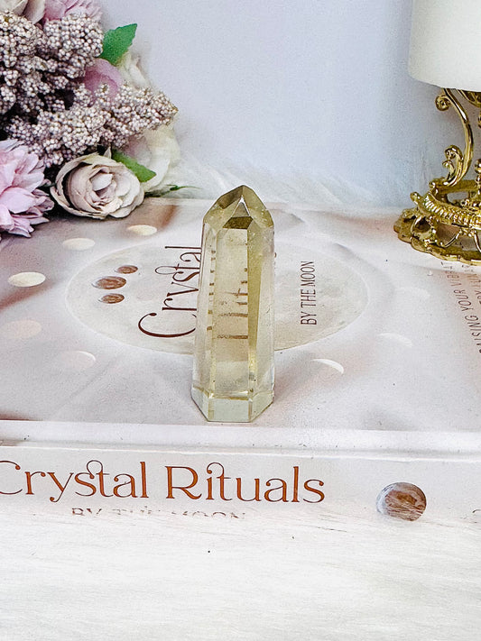 Natural Citrine Tower Point 6cm