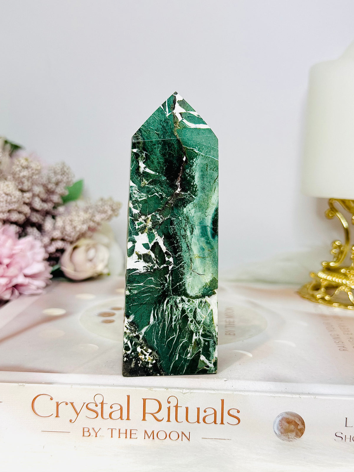 Chunky Unicorn Jasper Tower 11cm