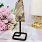 Natural Druzy Geode On Stand 14cm