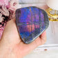 Wow!!! Gorgeous Labradorite Polished Freeform Full of Hot Pink & Purple Flash 372grams