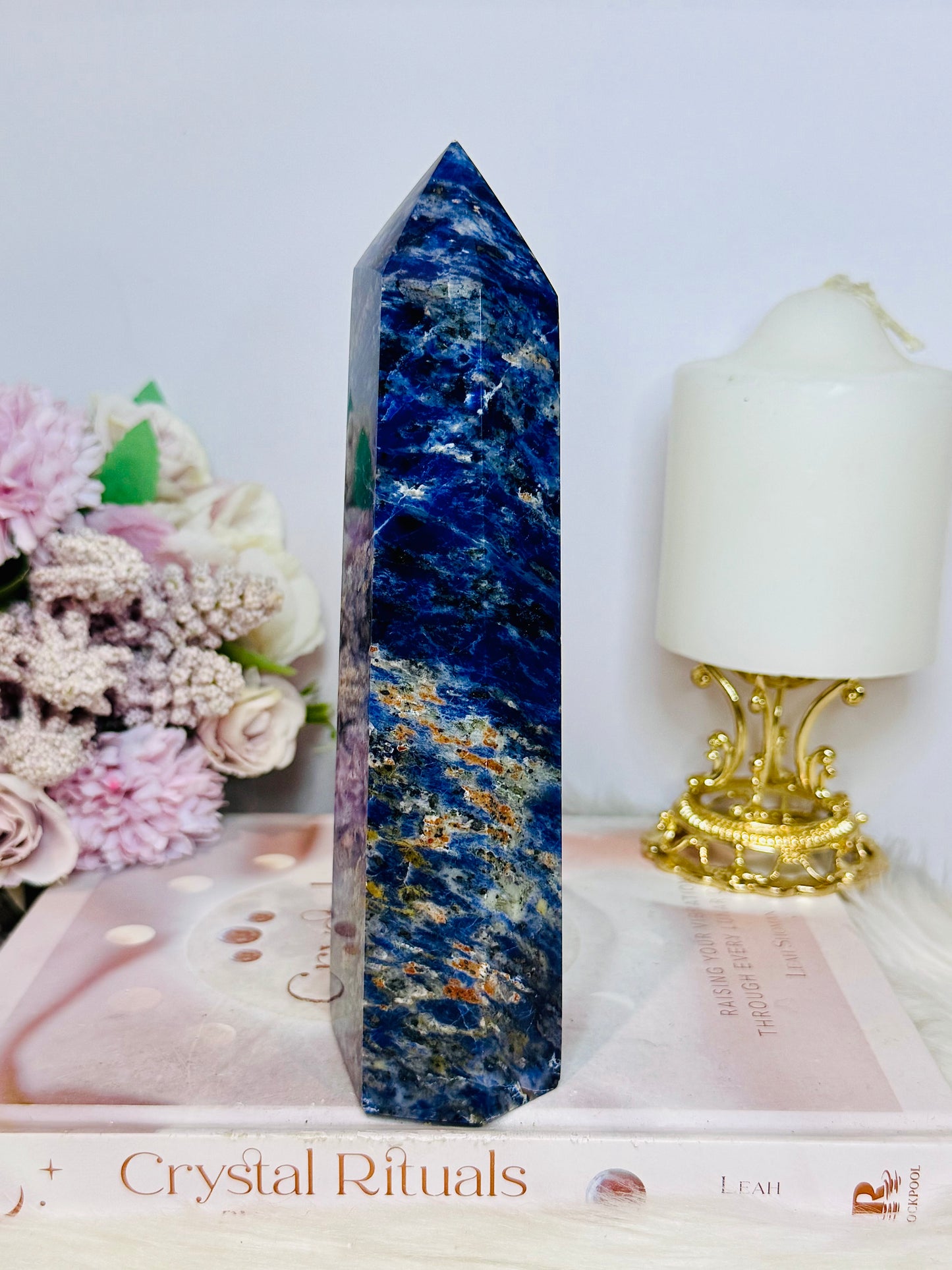 Large Sunset Sodalite Chunky Tower 19cm 705g