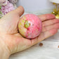 Thulite in Epidote Sphere on Stand 201g