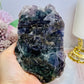 Natural Chunky Fluorite Slab 13.5cm