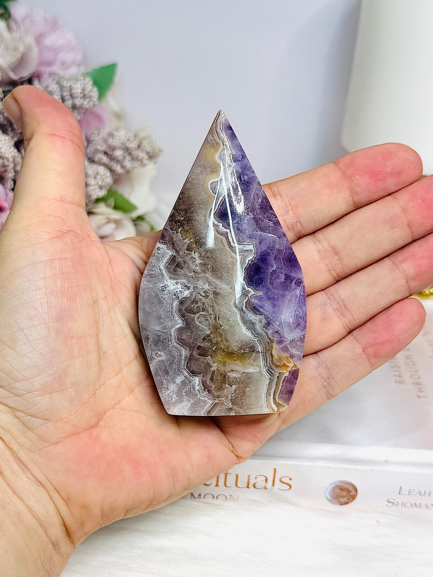 Crazy Lace Amethyst Flame 9cm