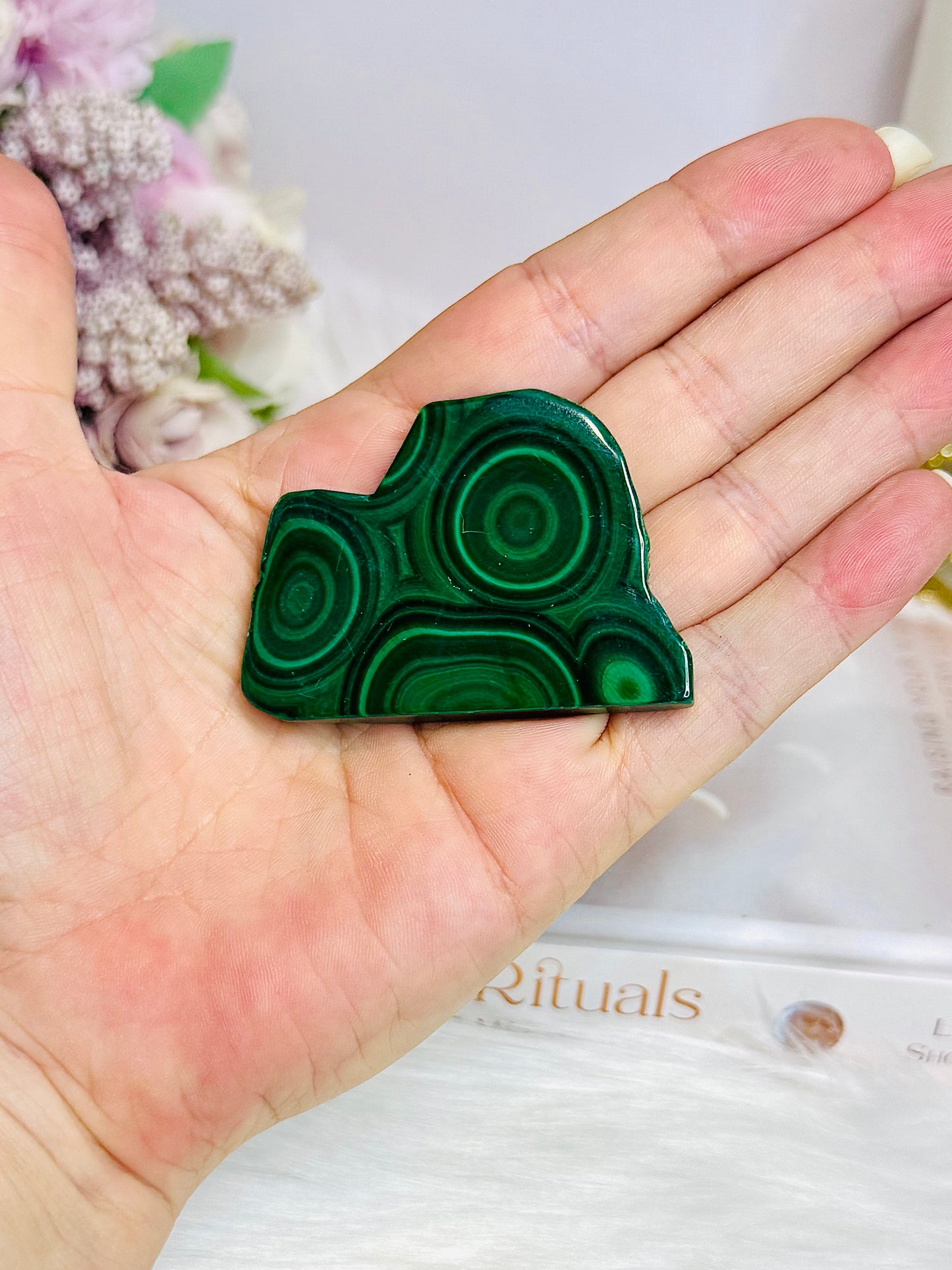 Natural Malachite Slab 6cm