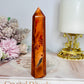 High Grade Carnelian Tower 12cm