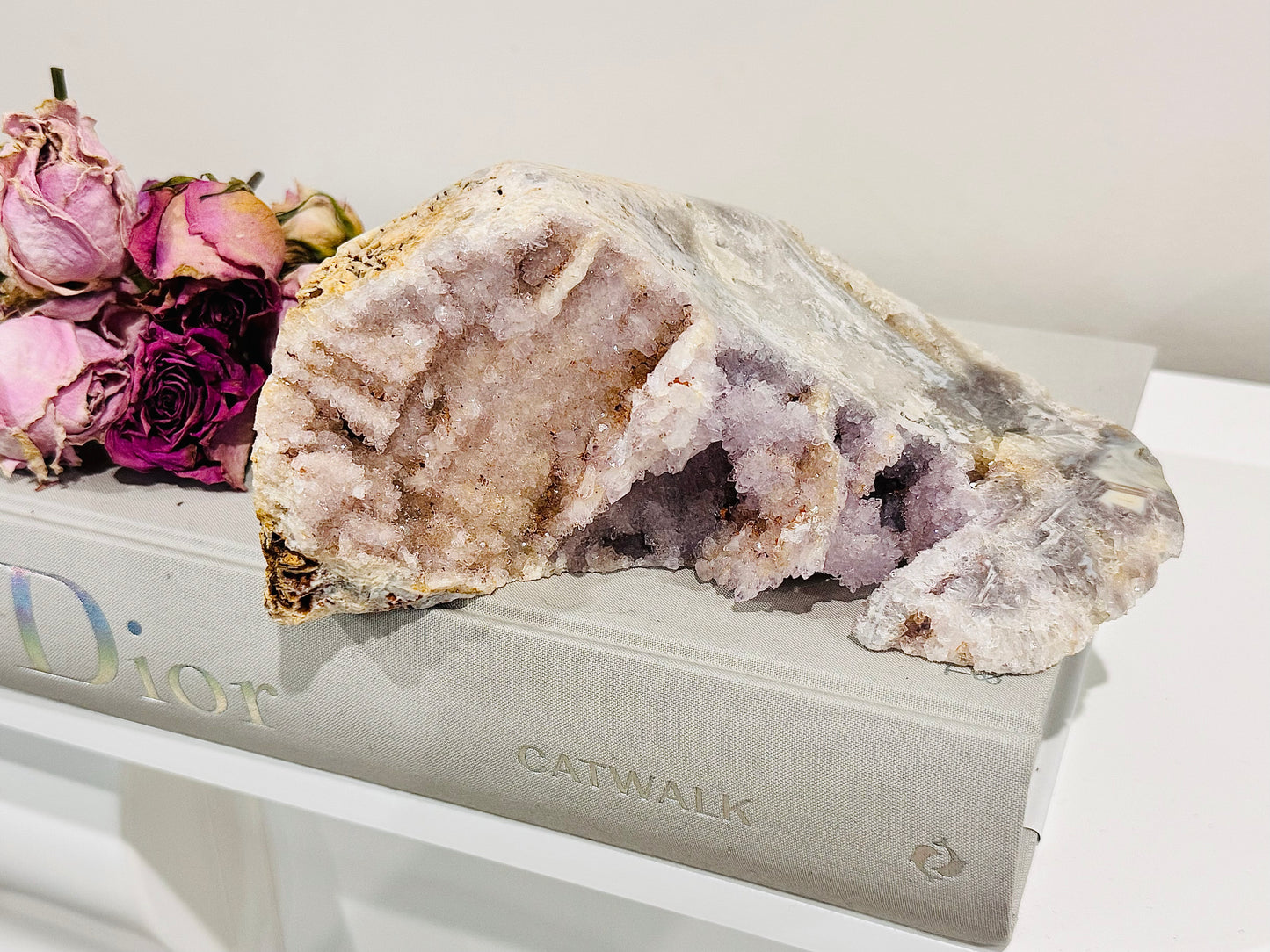 Incredible & Unique Large Pink Amethyst Freeform 19cm 1.42KG