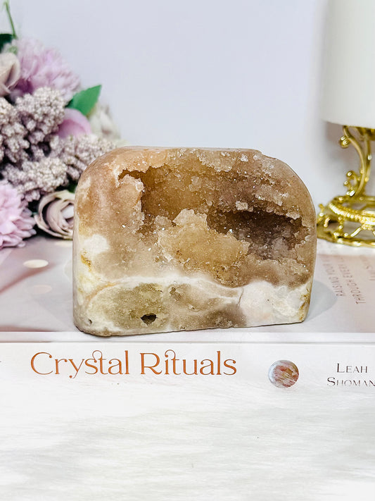 Natural Pink Amethyst Druzy Freeform 9cm 401g