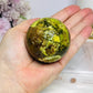 Natural Green Opal Sphere on Stand 220g