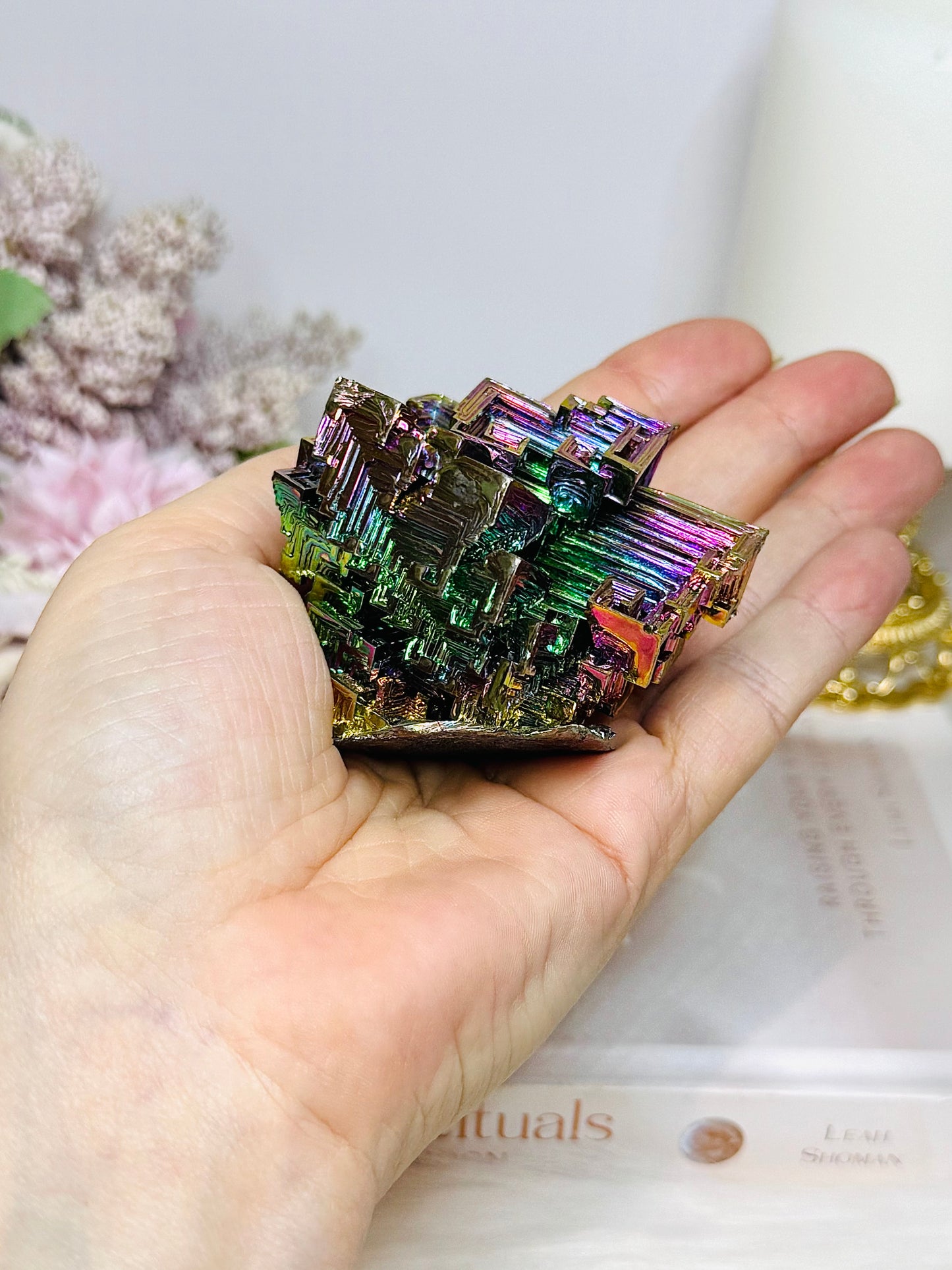 Rainbow Bismuth Specimen 171g