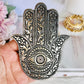 Christmas Gift Set ~ Incense Stick Pack 75 with Silver Large Hamsa Hand Burner