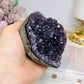 Large High Grade Amethyst Cluster Heart on Stand 328g