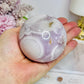 Large Pink Amethyst Druzy Sphere on Glass Stand (stand can be changed) 471g