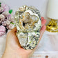 Large Money Agate Druzy Skull 751g