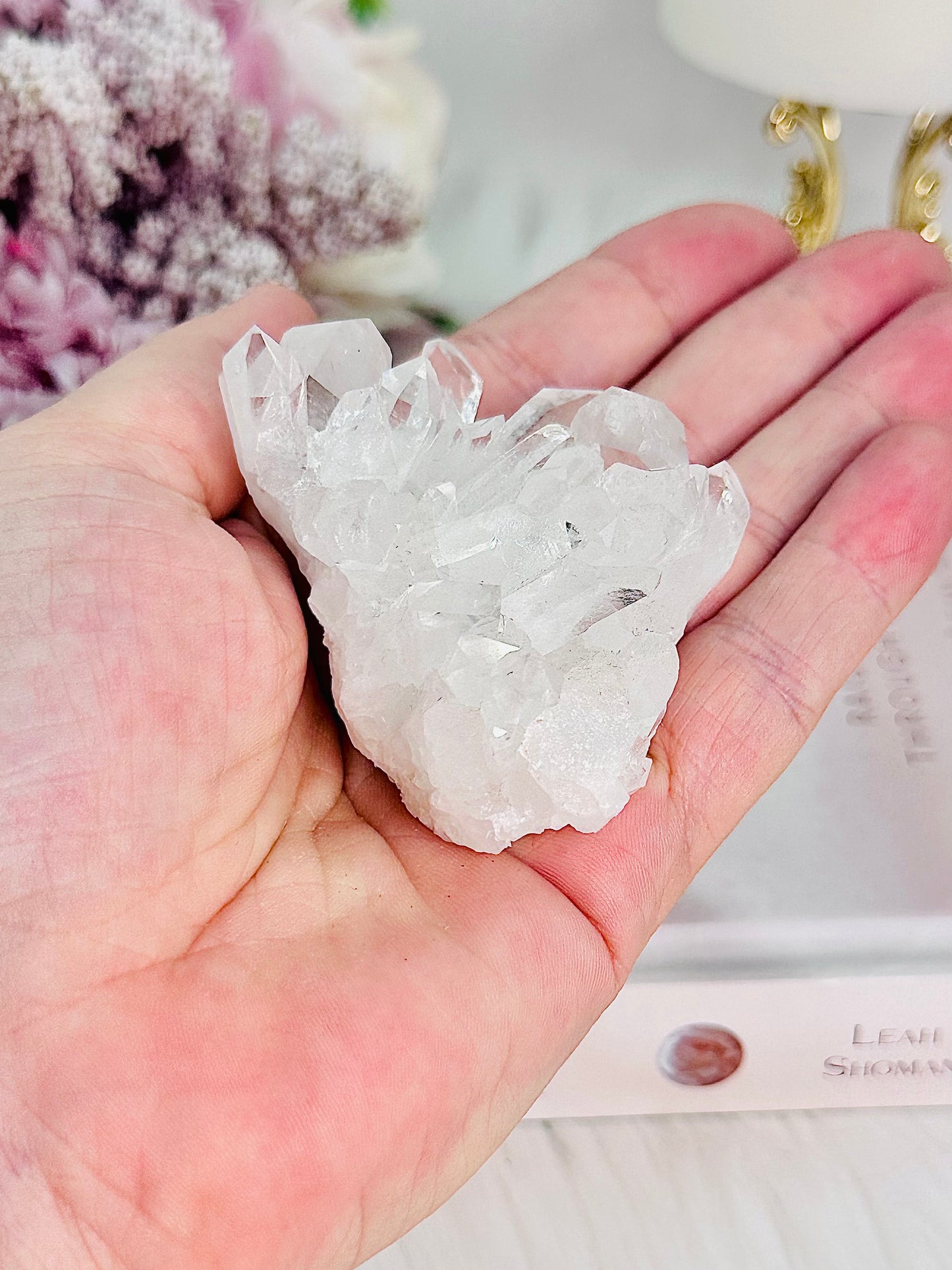 Absolutely Stunning High Grade Small Clear Quartz Cluster From Brazil