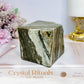Large Ocean Jasper Druzy Cube 616g