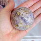 Opalised Fluorite (Tiffany Stone) Sphere on Stand 239g