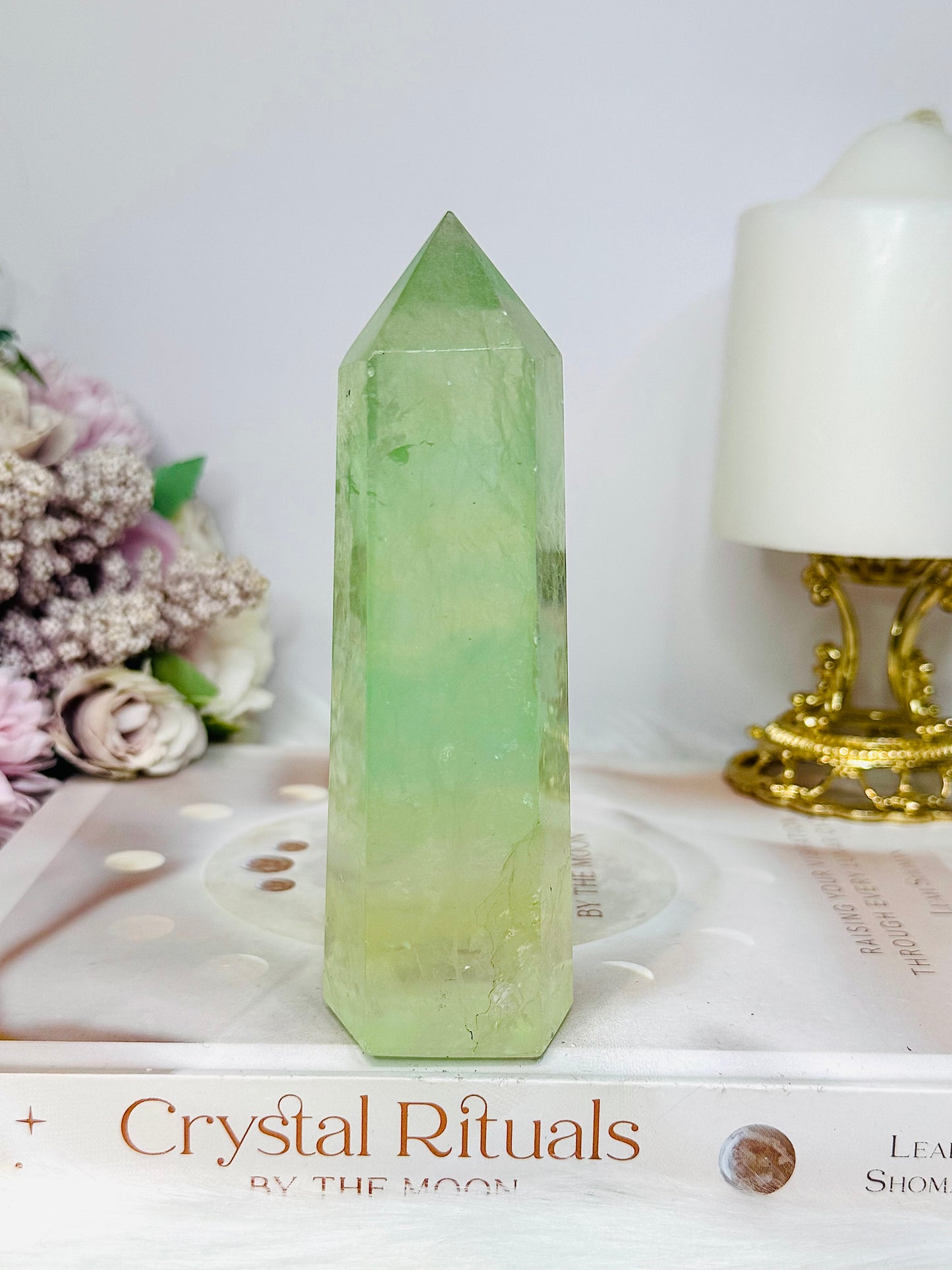Green Fluorite Tower 12.5cm