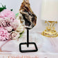 Natural Druzy Geode On Stand 14cm