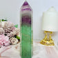 Watermelon Fluorite Chunky Tower 17cm