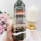 Large 729gram Natural Ocean Jasper Druzy Tower