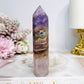 Crazy Lace Amethyst Tower 10.5cm