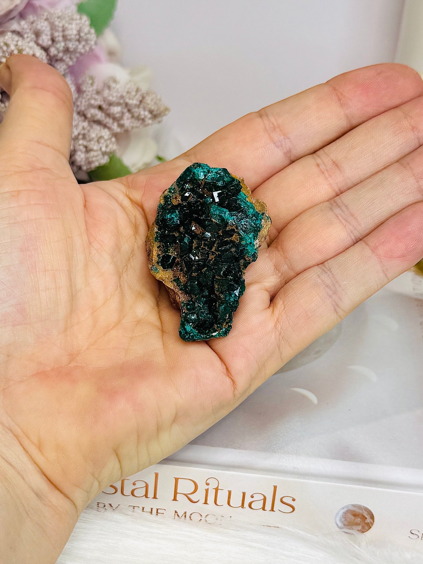 Rare Green Dioptase Specimen 35g