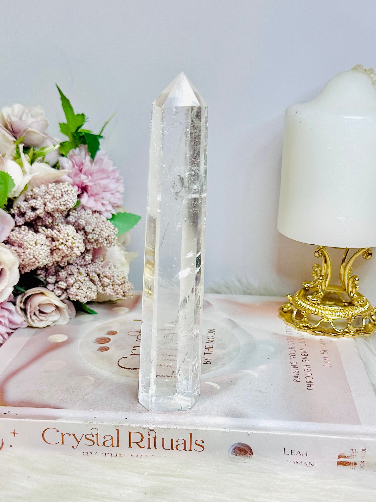 Clear Quartz High Grade Tower 16cm