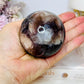 Large Purple Mica Flashy Sphere On Stand 393g