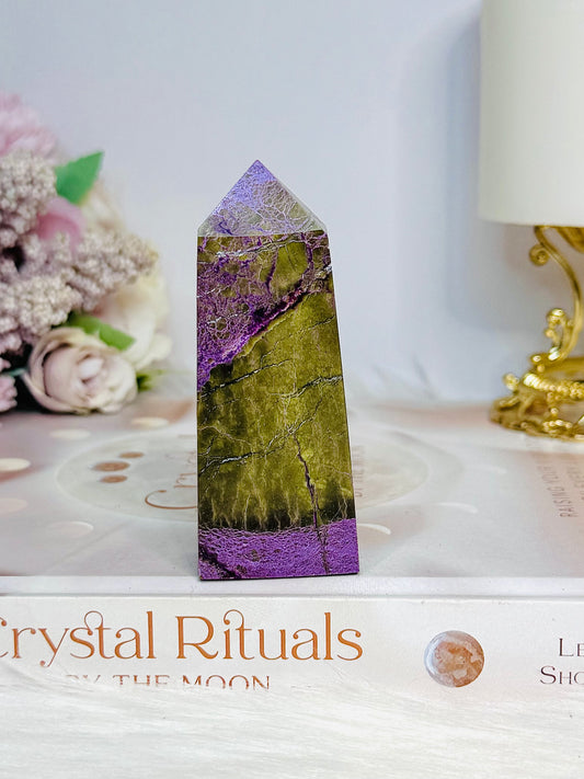 Rare Natural Stitchtite | Atlantisite Tower 8cm