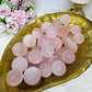 Small Rose Quartz Spheres $12 each