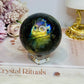 Large Labradorite Sphere with Purple Flash 428g