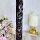 Magical Tall 27.5cm Purple Mica with Smokey Quartz | Lepidolite Tower Absolutely Stunning