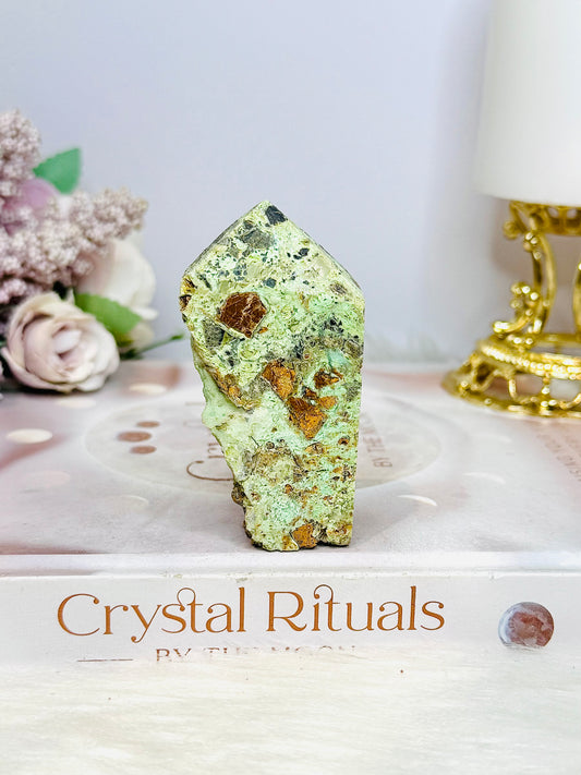 Natural Garnierite Specimen Tower 7cm