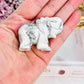 Beautiful Howlite Carved Elephant