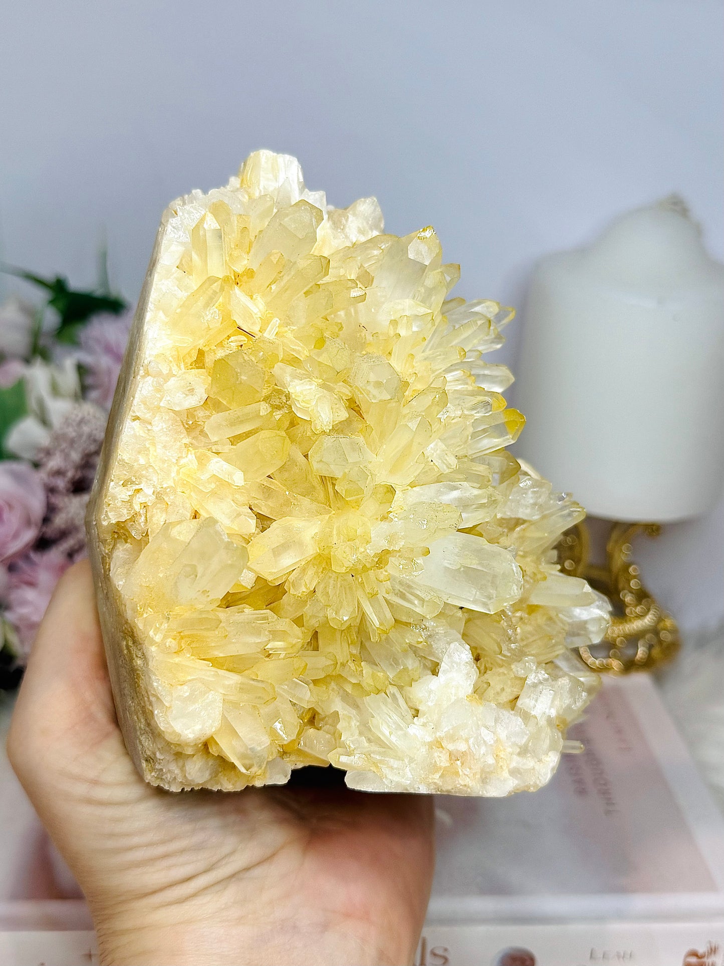 Large Natural Quartz Cluster Freeform 11cm 1.2KG
