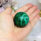 Natural Malachite Sphere on Stand 125g