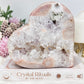 Huge High Grade Pink Amethyst Druzy Heart 16cm 1.57KG