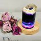 Stunning 10cm 411gram Colourful Fluorite Lamp on Light Stand