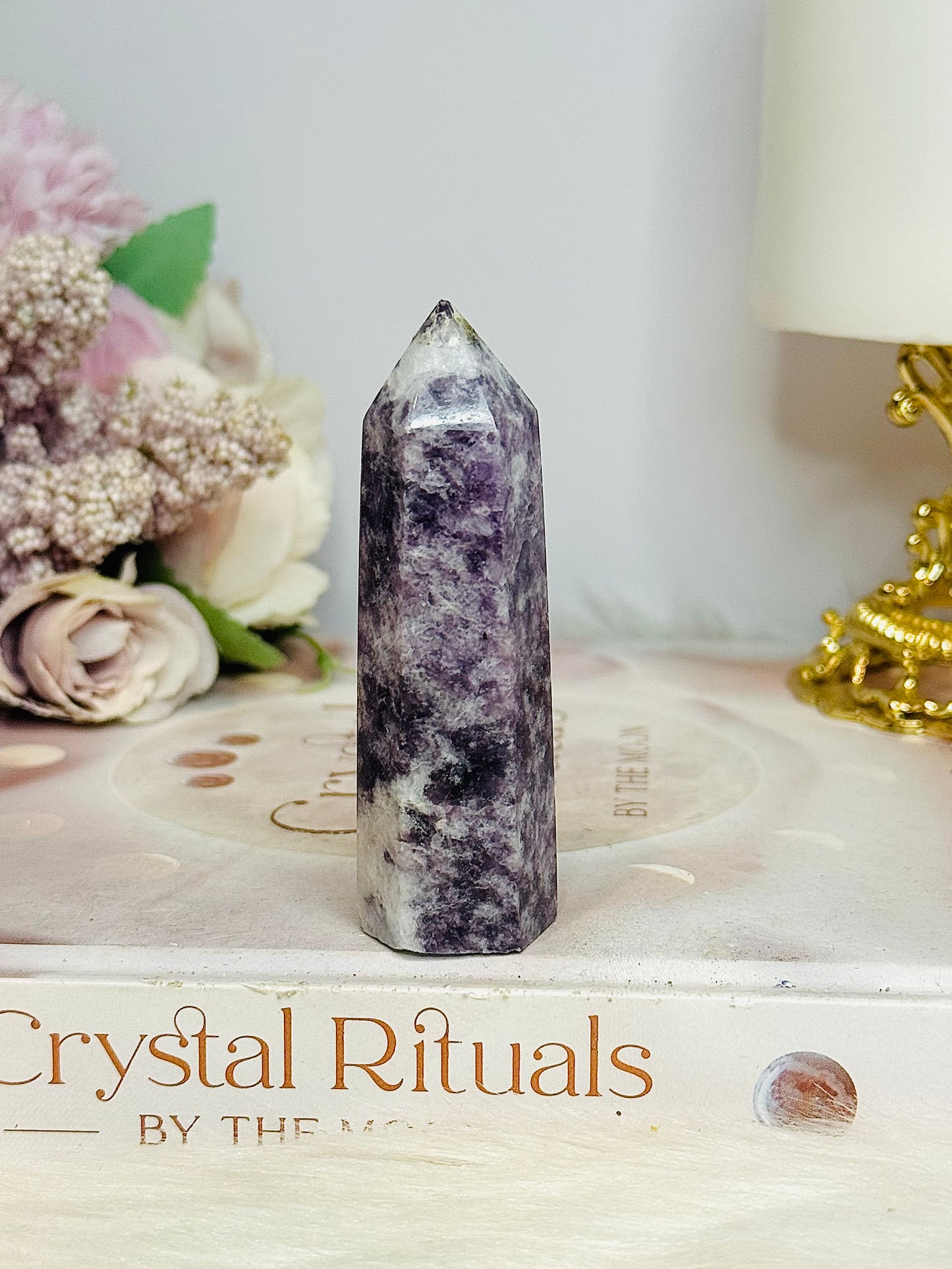 Lepidolite Tower 8cm