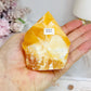Orange Calcite Top Polished Point 277g