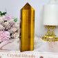 Tigers Eye Large Chunky Tower Full Of Flash 14cm
