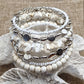 Boho Stacker Howlite Bracelet