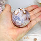 High Grade Flower Agate Sphere On Stand 195g