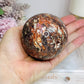 Large Money Agate Sphere on Stand 432g
