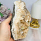 Large Natural Apophyllite X Calcite Freeform 855g 14cm