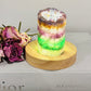 Beautiful 8cm Colourful Fluorite Lamp on Light Stand