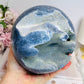 Huge Rare Natural Blue Coral Fossil Sphere 2.16KG